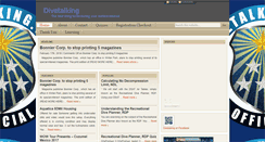 Desktop Screenshot of divetalking.com