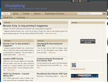 Tablet Screenshot of divetalking.com